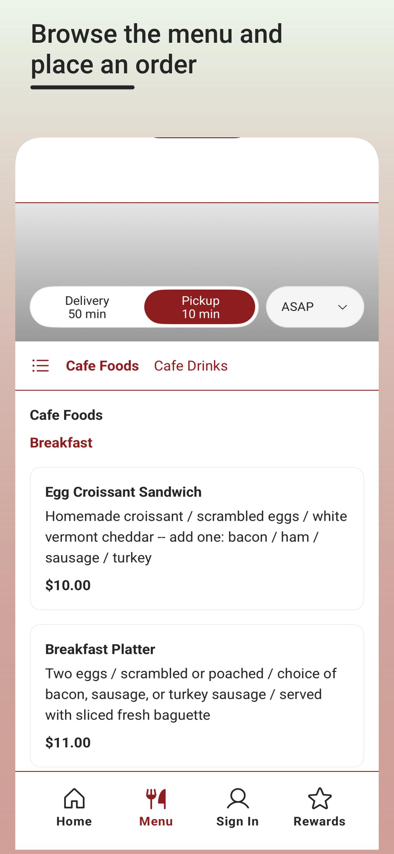 Goose Feathers Cafe & Bakery screenshot 3