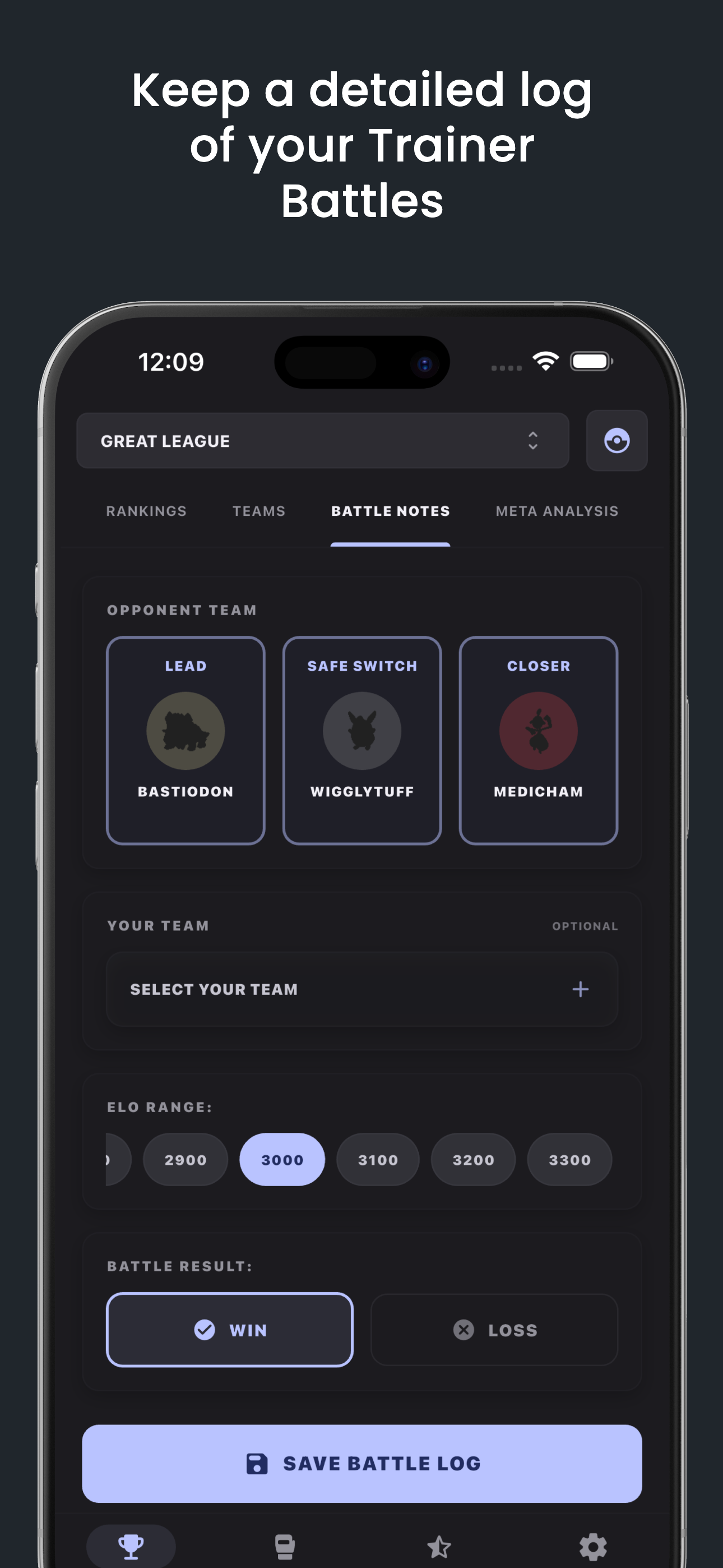 BattleFlow: PvP Team Builder
