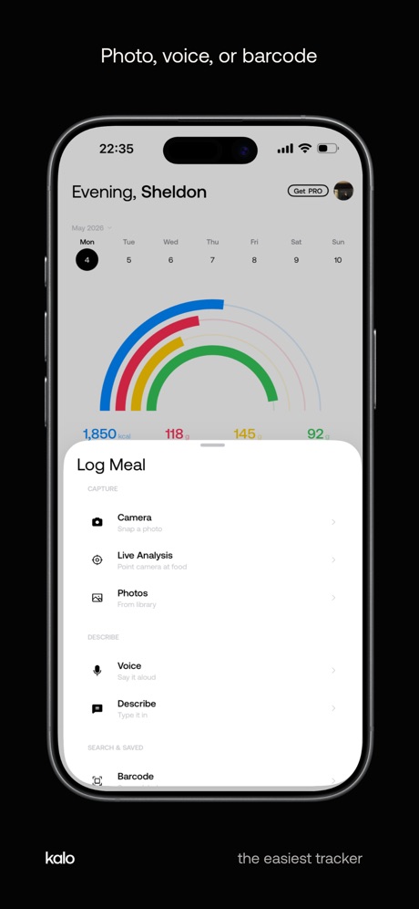 Kalo: AI Calorie Counter — v1.6.6 — iPhone screenshot 4