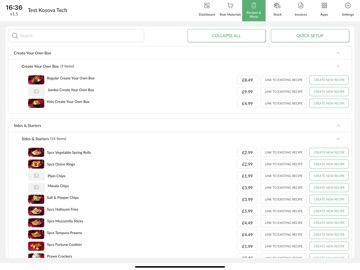 Foodhub Inventory iPad screenshot