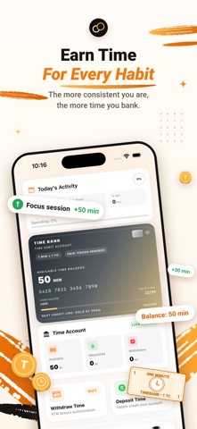 TimeBank: Habit Tracker Screenshot 2 of 5