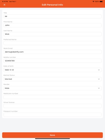 Dashify: Dashboard iPad screenshot