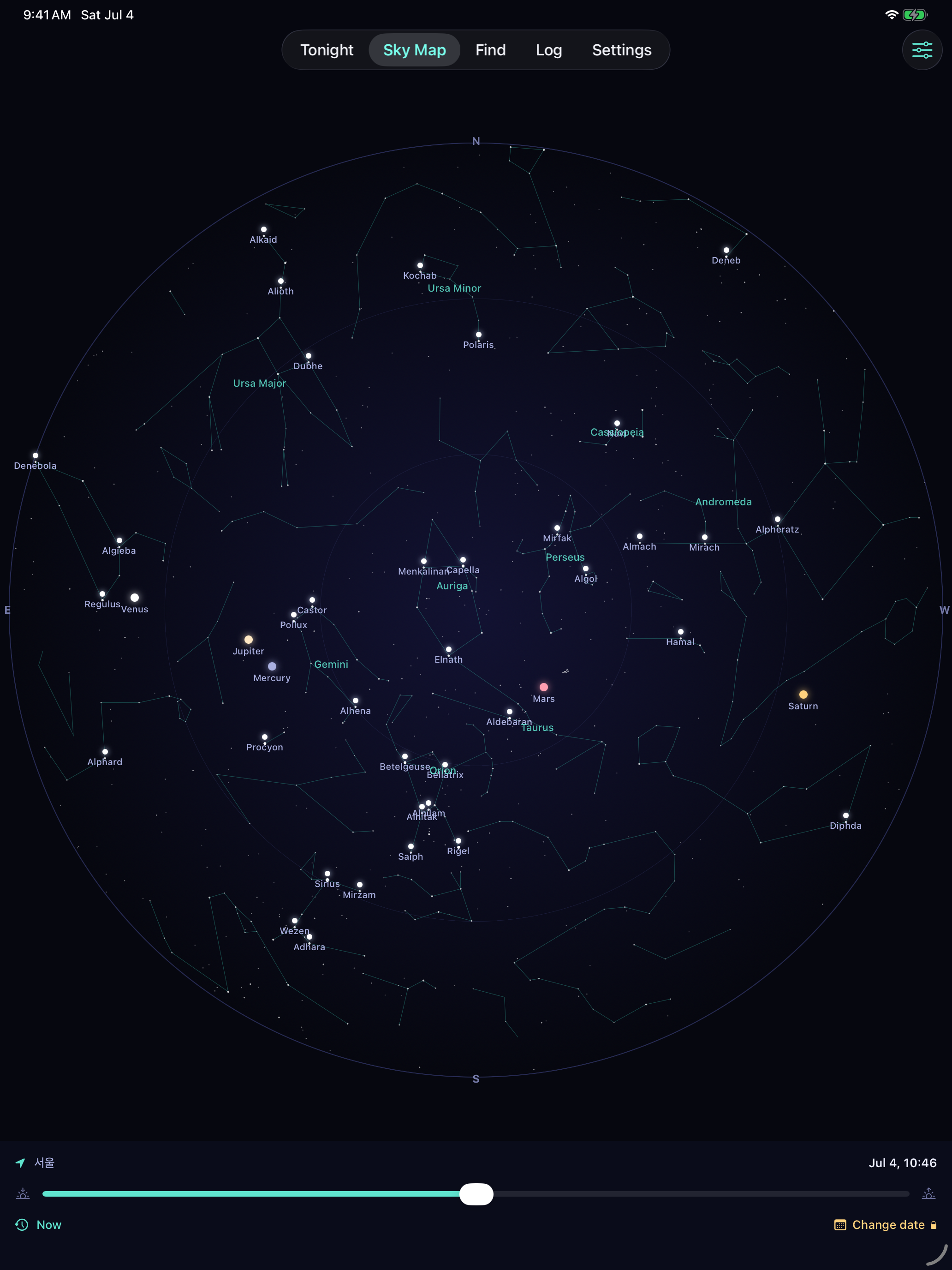 Lookup: Tonight's Sky