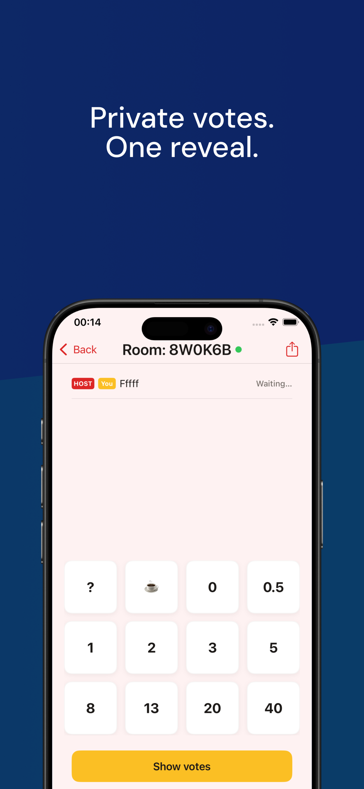 VotelyPoker -ScrumPoker, Agile screenshot 4