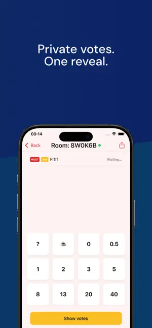 VotelyPoker -ScrumPoker, Agile screenshot 4