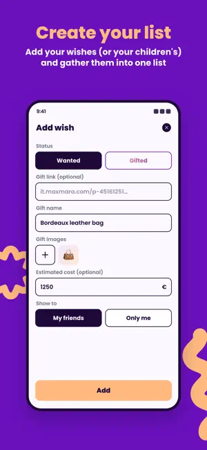 Looply: gift lists screenshot 3