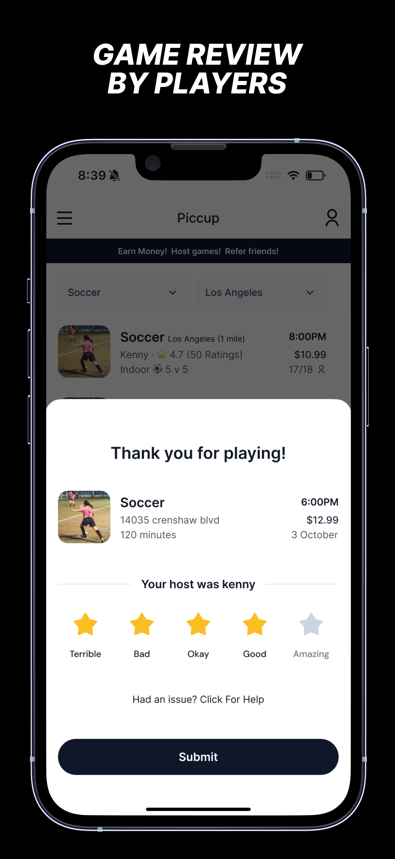 Pickup Sports IM Leagues