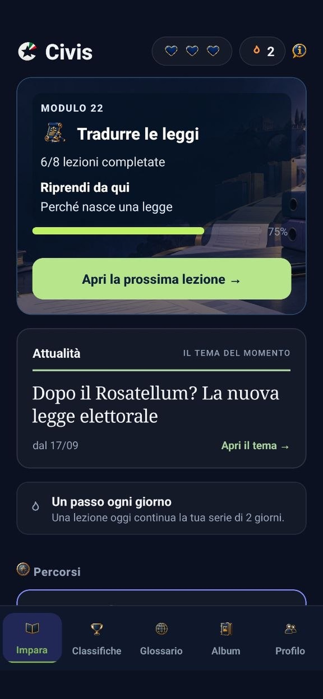 Screenshot 2 of Civis - Educazione Civica