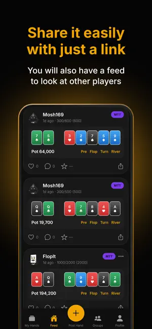 Record Poker Hands: Flop It screenshot 3