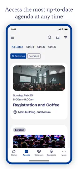 Screenshot von Booking.com Events auf dem iPhone 1