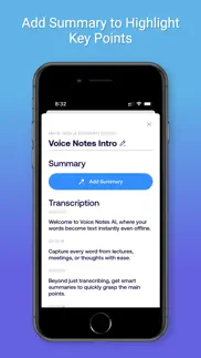 voice notes ai iphone screenshot 3