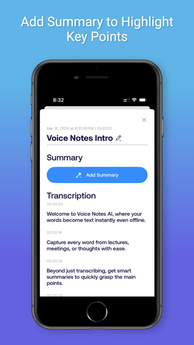 Voice Notes AI Live Transcribeのおすすめ画像3