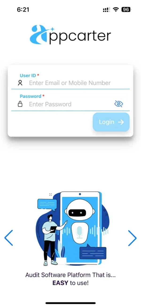 Screenshot #1 pour Appcarter