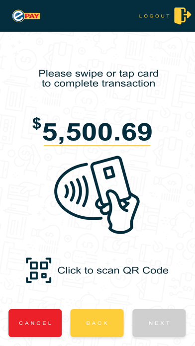 ePAY mPOS Screenshot