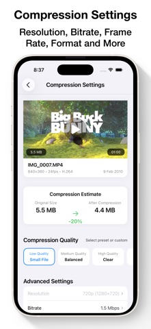 VideoCompressor - Shrink Video screenshot
