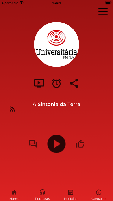 Rádio Universitária FM 107,9 Screenshot