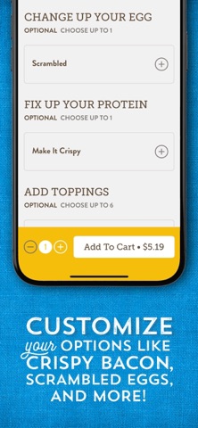 Biscuitville Fresh Southern iPhone screenshot