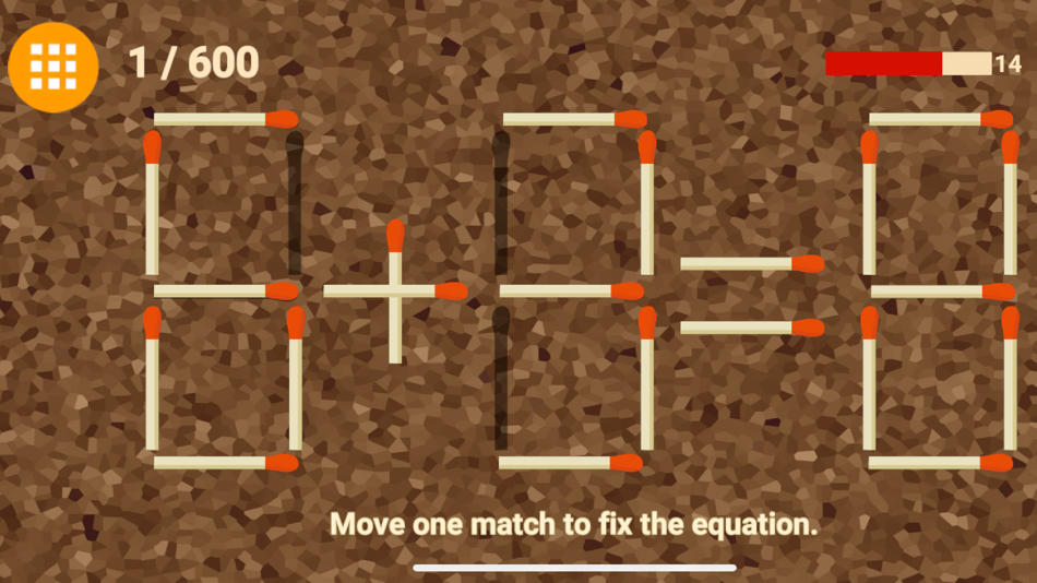 #1. Matchstick - Math Puzzle Game (iOS) 由: Yuji Asano