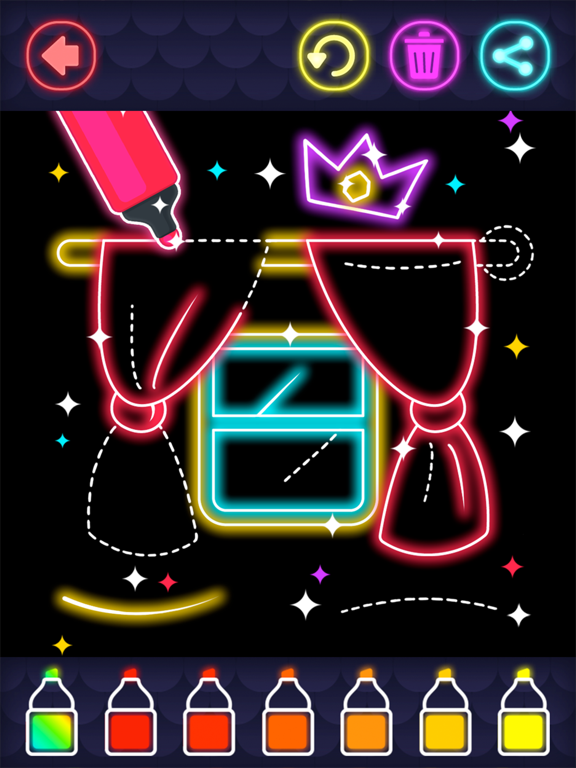 Screenshot #6 pour Bedroom Coloring game