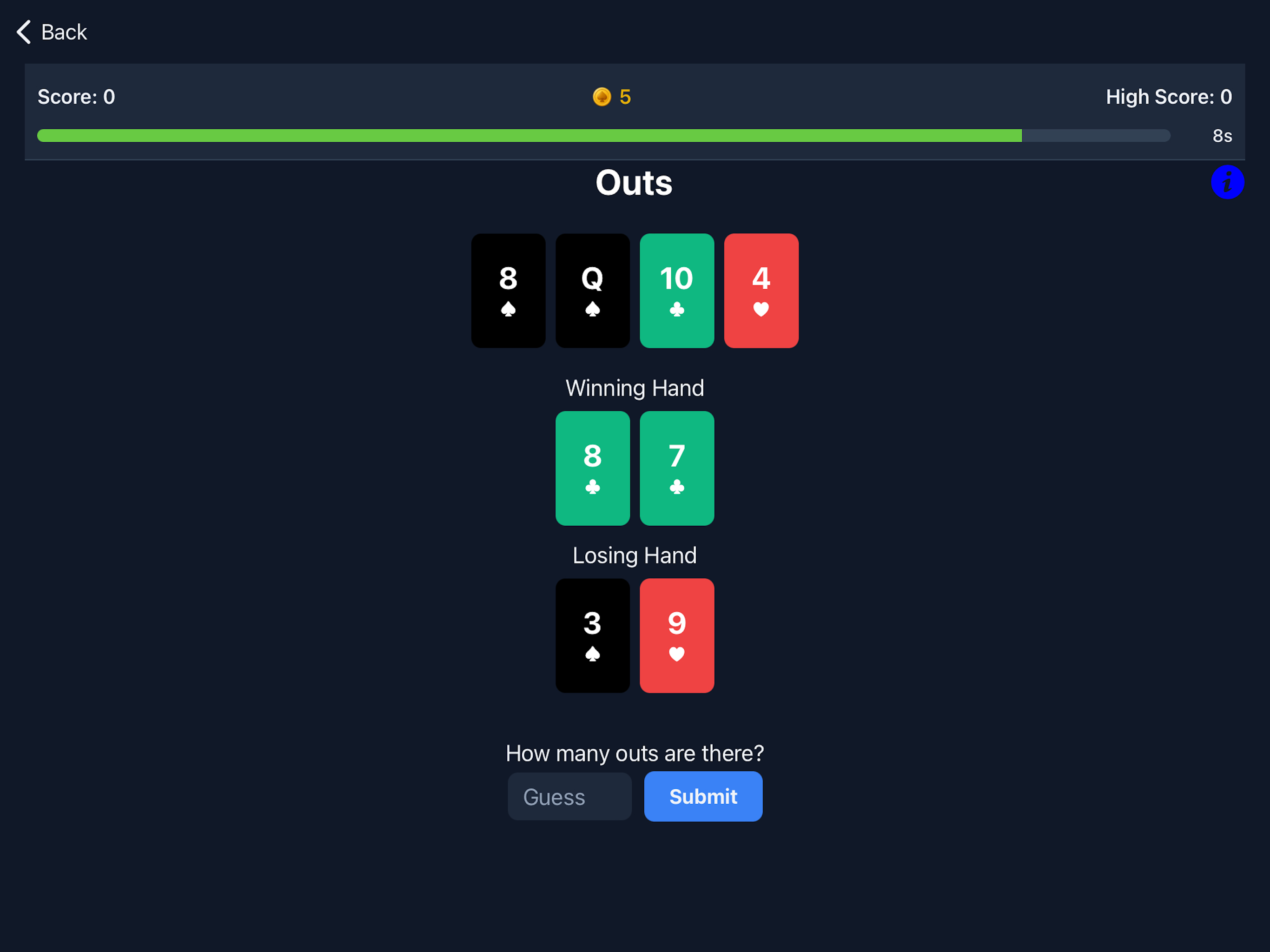PokerPuzzles screenshot 13
