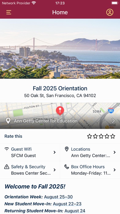 SFCM app screenshot 2