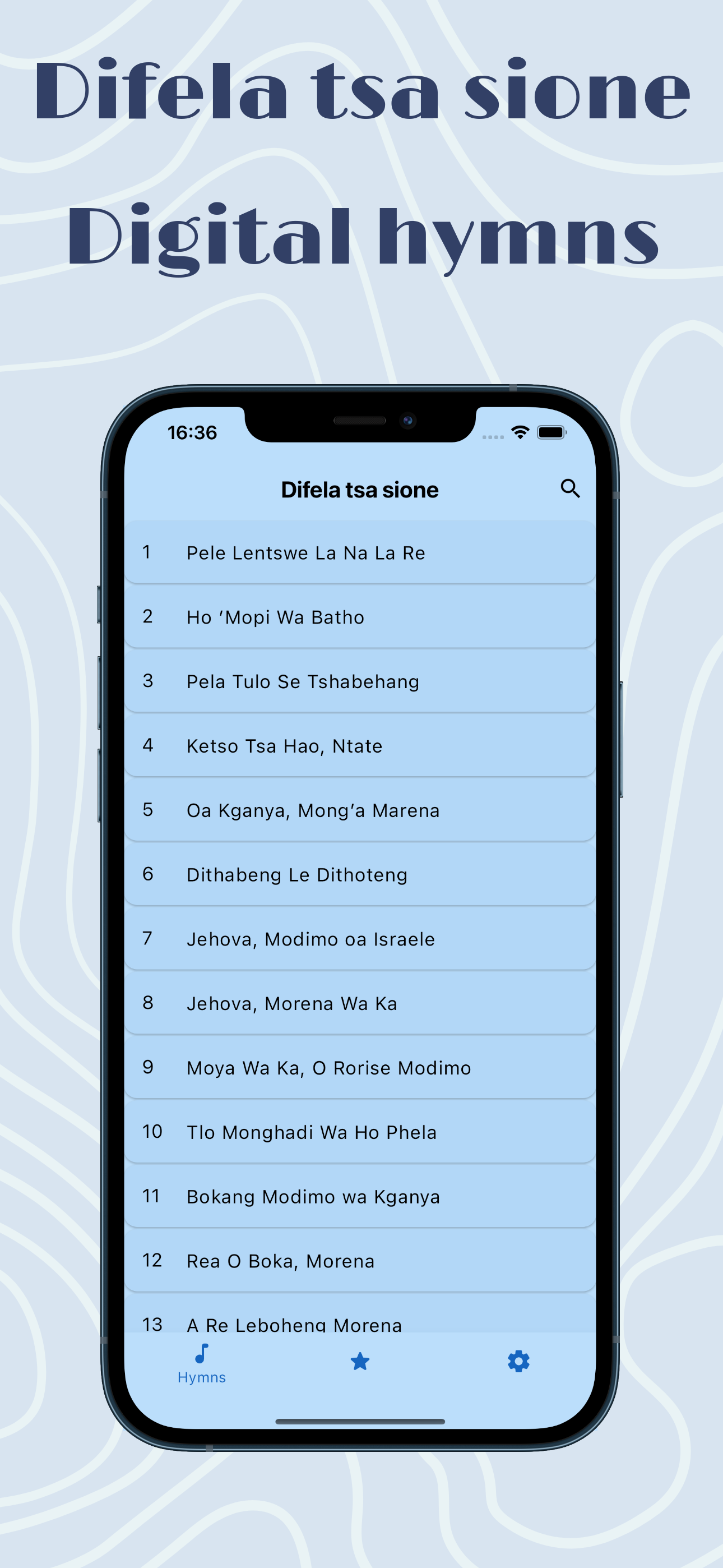 Difela Tsa Sione Hymns