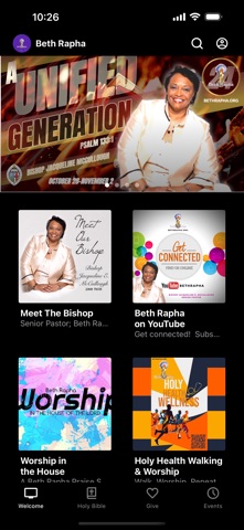 Beth Rapha app screenshot 1