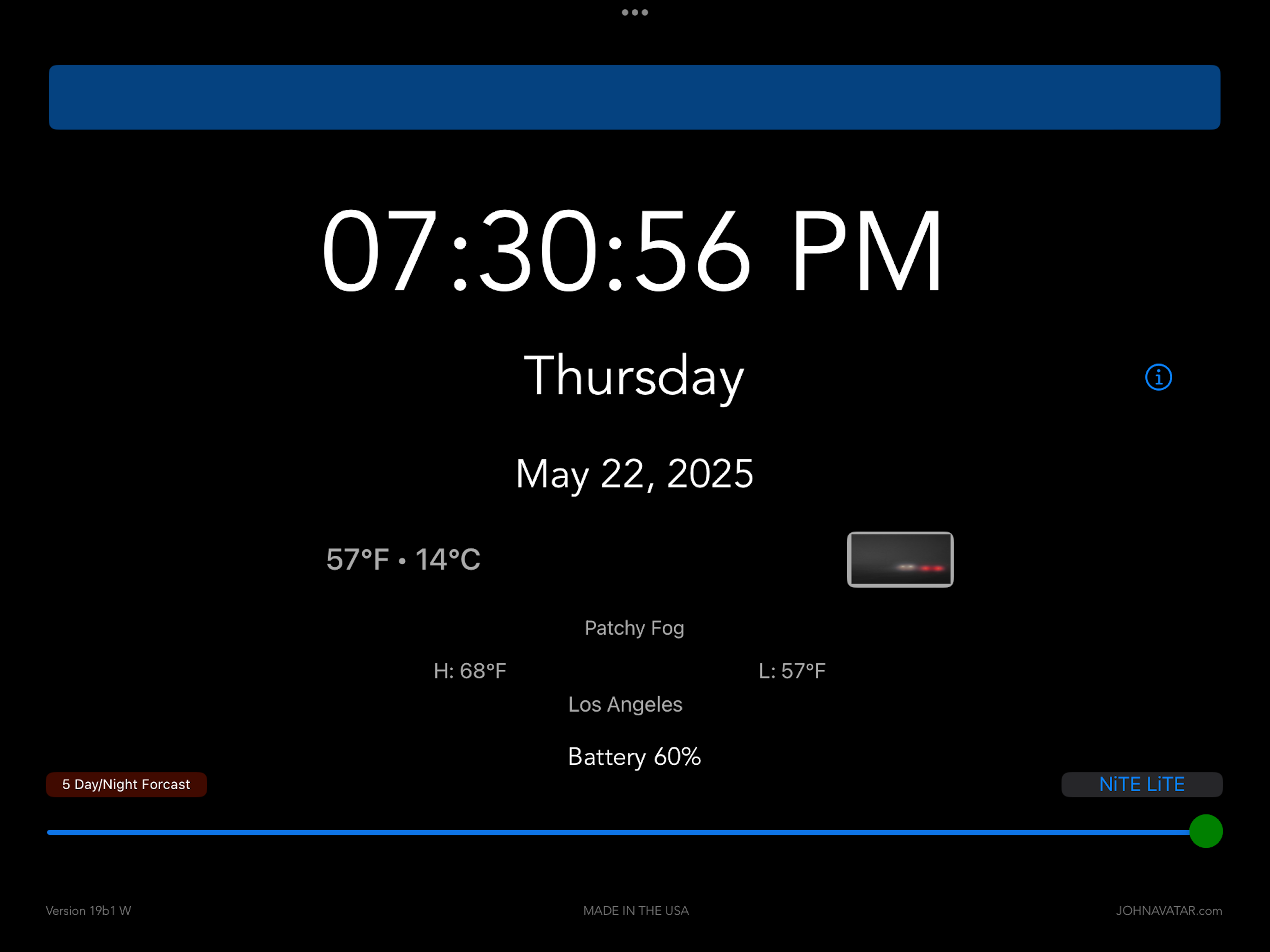 MiCLOCK +WEATHER Bedside & ALL