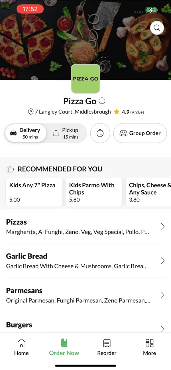 Screenshot #2 pour Pizza Go.