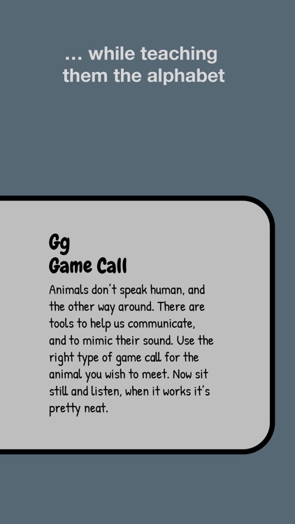 ABC for Aspiring Hunters