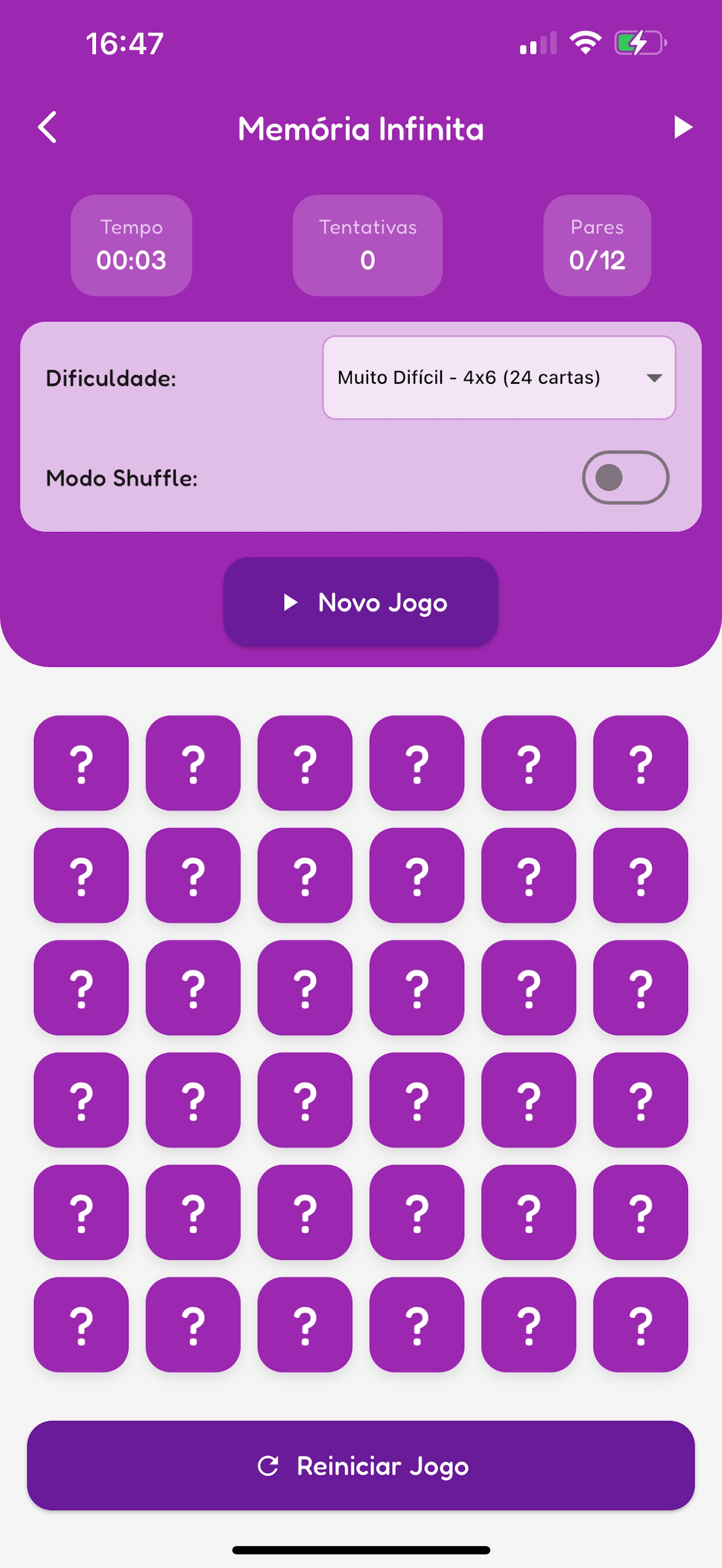 Infinite Memory Game screenshot 3