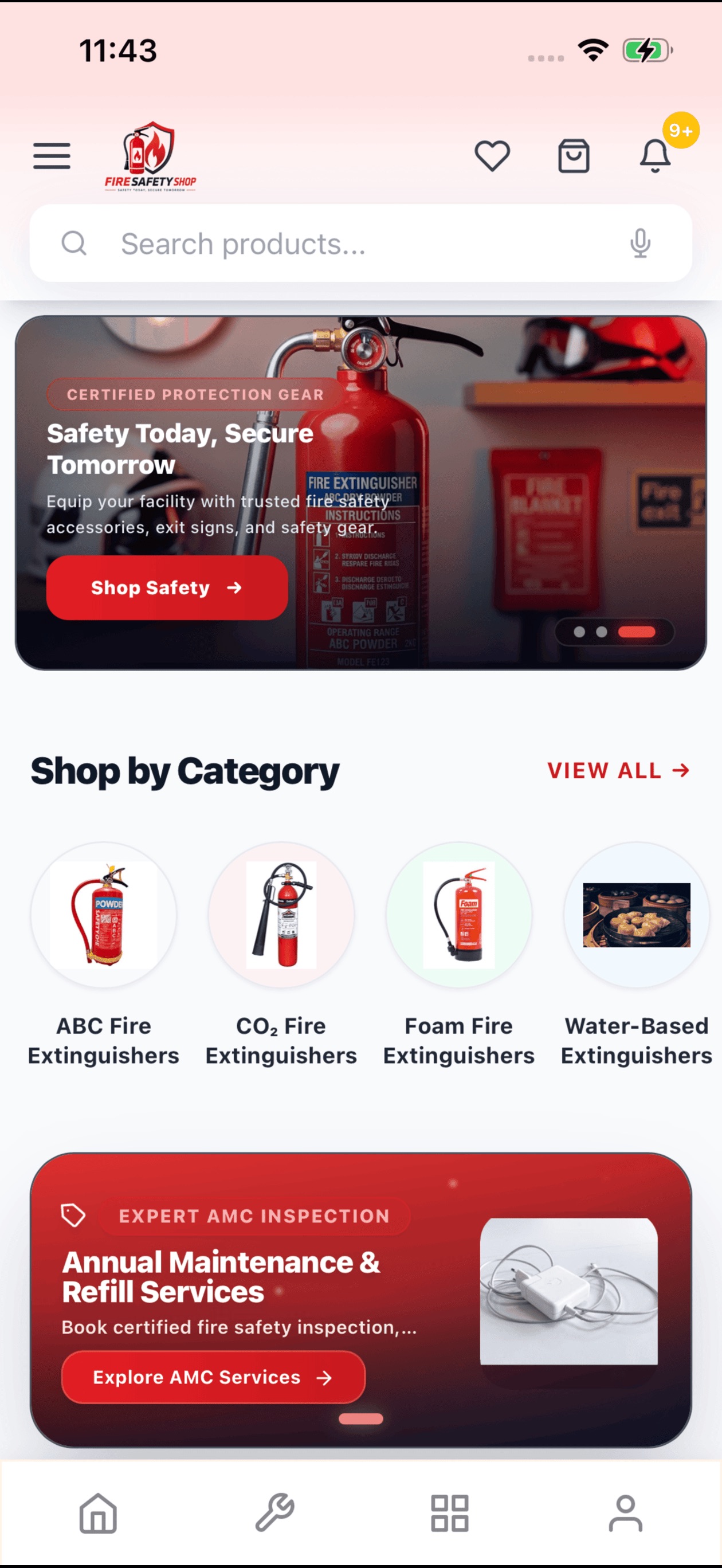 Screenshot 1 of fire safety shop