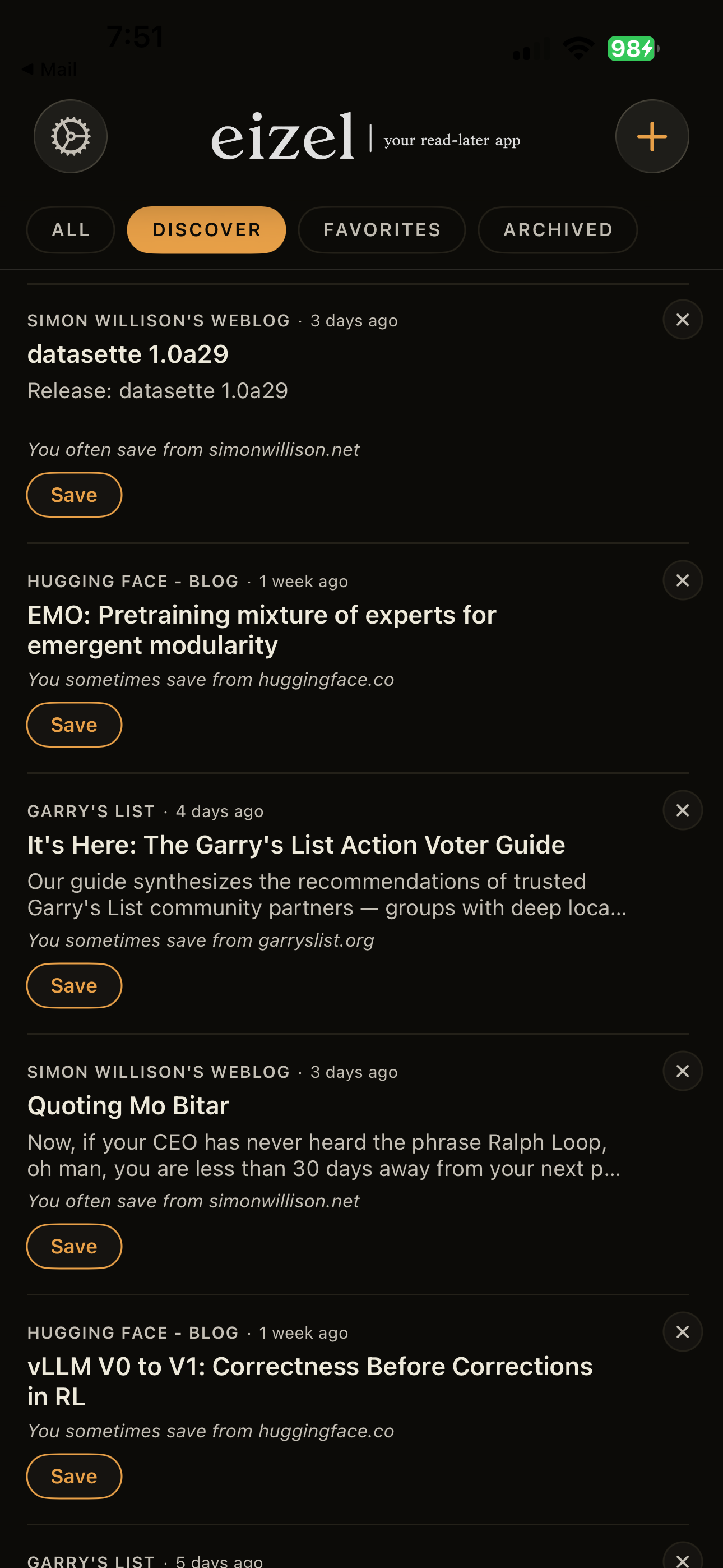 Eizel screenshot 3