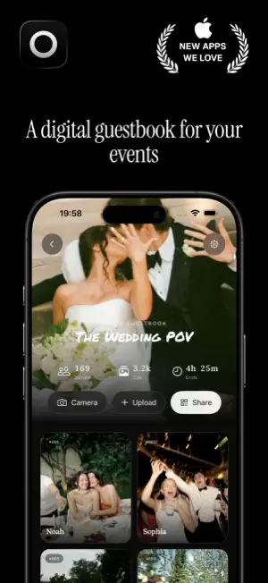 OnceRoll: Wedding Guestbook screenshot 1