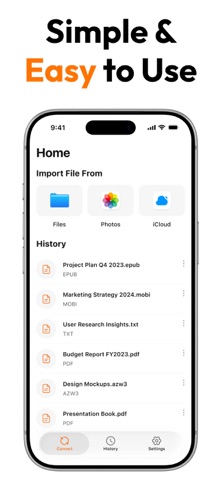 EBook Converter: EPUB to PDF iPhone screenshot