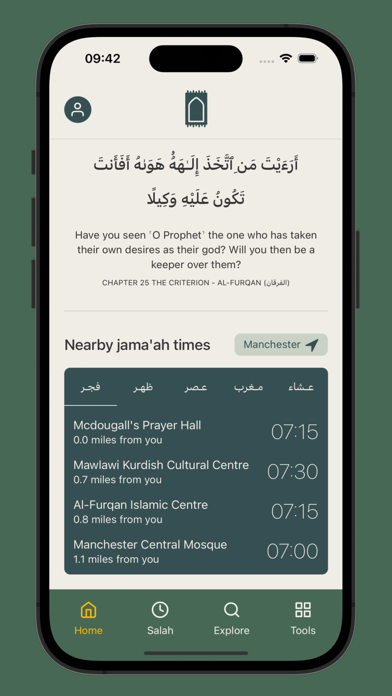 Wali: Prayer Times & Quran Screenshot