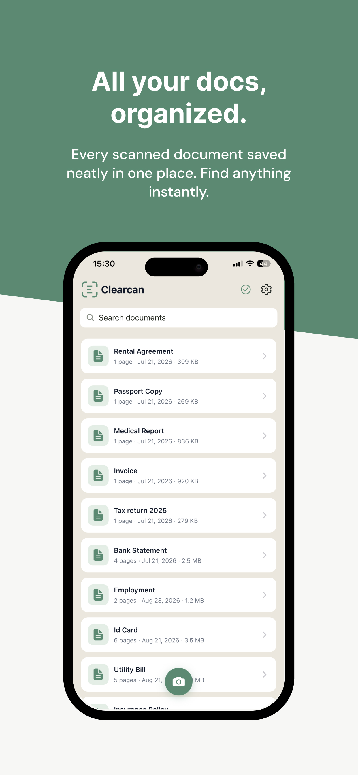 Clearcan: PDF Scanner screenshot 2