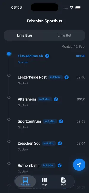 Sportbus Lenzerheide screenshot 1