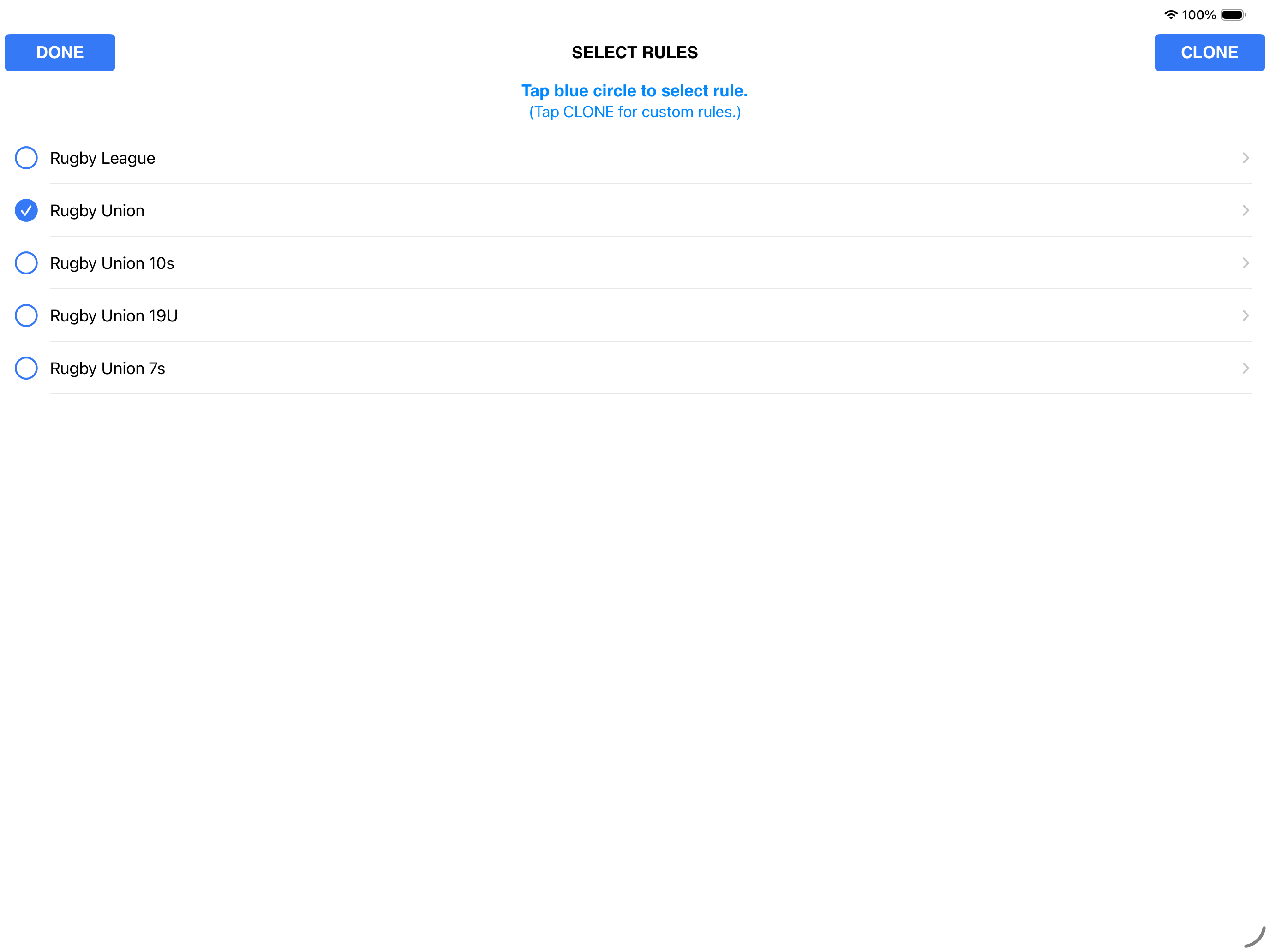 Rugby Scorebook+