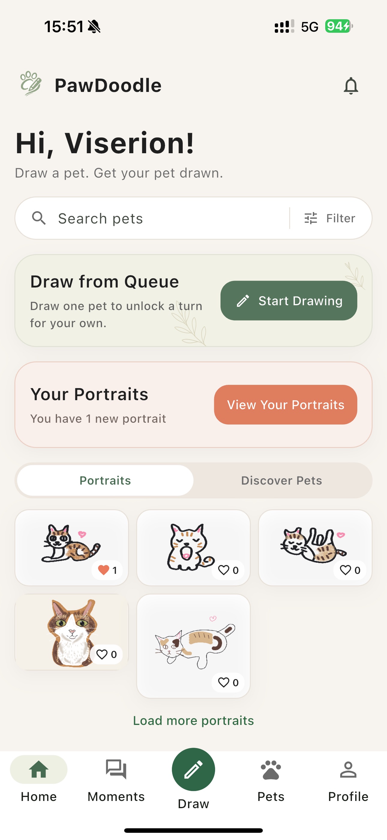Screenshot 1 of PawDoodle