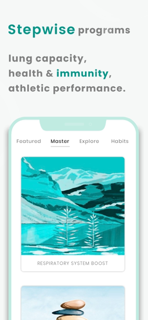 ‎Breathing & HRV: MindBreath Screenshot