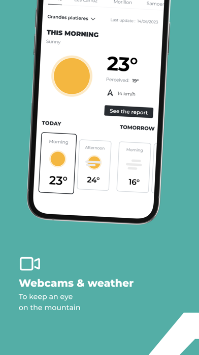 L'appli Grand Massif Screenshot