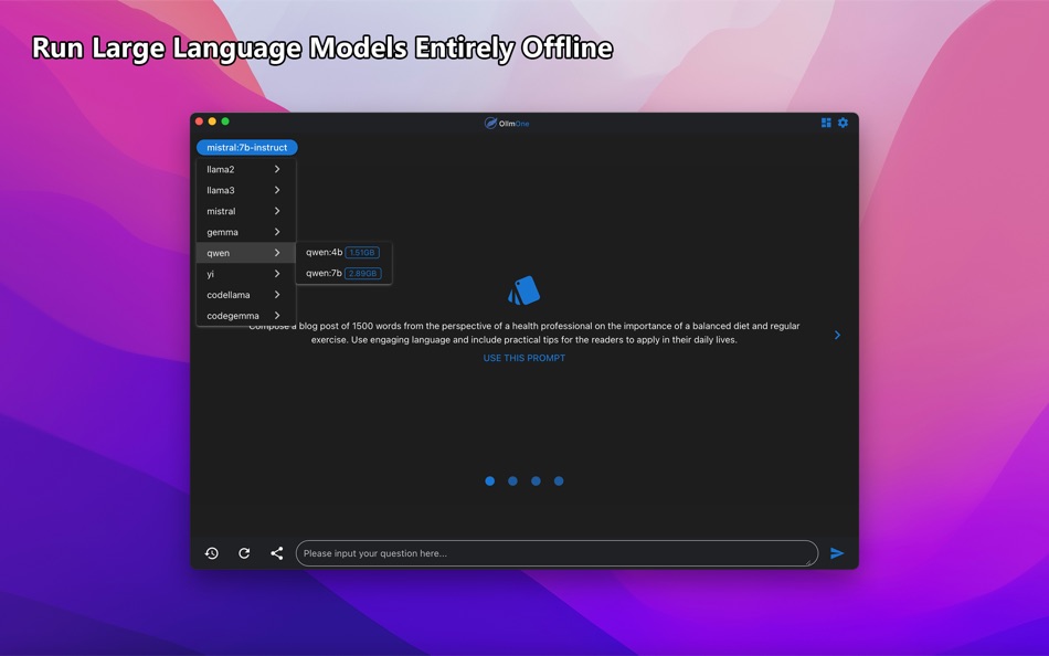 #7. OllmOne - Offline AI Assistant (macOS) 由: 博超 贾