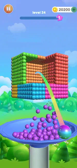 Color Pearl Shooter 3D screenshot 1