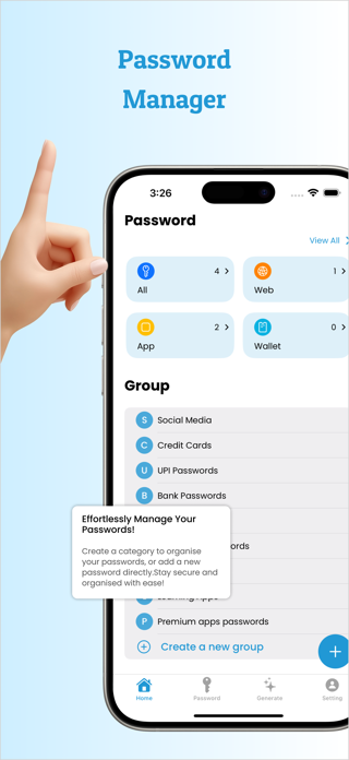 Password Manager – SecureVault Screenshot 1 of 4