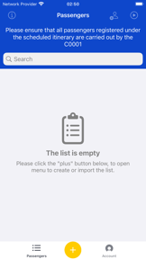 EU Carrier Interface screenshot