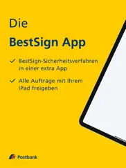postbank bestsign ipad bildschirmfoto 1