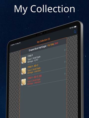 Draped Bust Half Eagle iPad screenshot