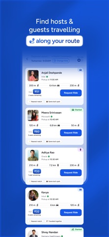 Hopr: Carpool, Ride Share App iPhone screenshot 4