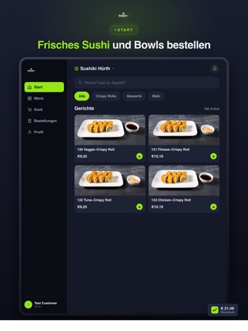 SushiKi iPad screenshot